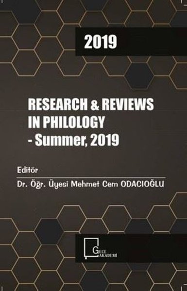 Research and Reviews In Philology - Summer 2019 Kolektif