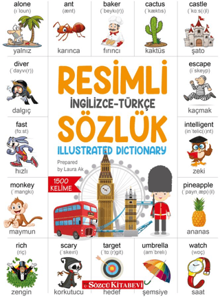 Resimli İngilizce – Türkçe Sözlük Laura Ak