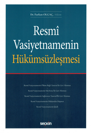 Resmi Vasiyetnamenin Hükümsüzleşmesi