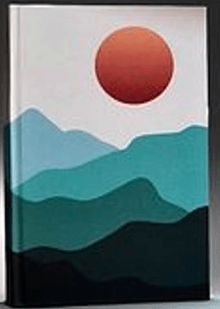 Retro Sert Kapak A-5 Defter (Ciltli)