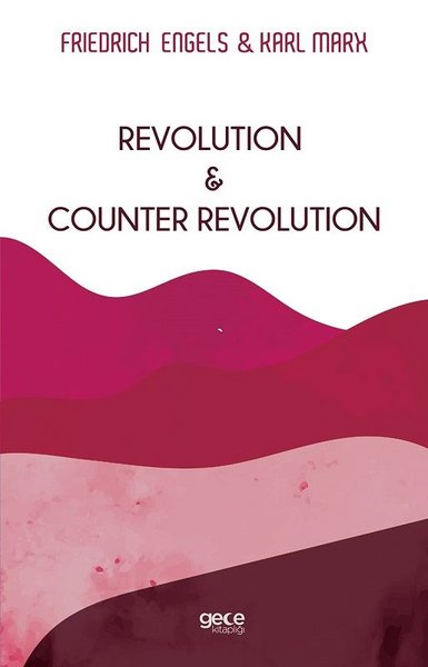 Revolution and Counter Revolution Karl Marx