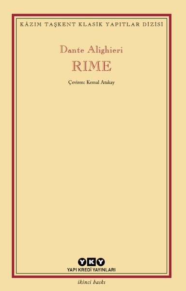 Rıme - Kazım Taşkent Yapıtlar Dizisi