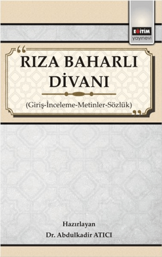 Rıza Baharlı Divanı