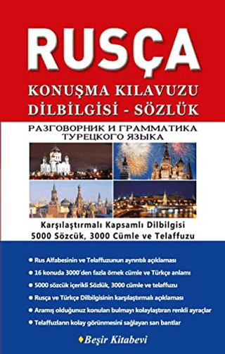 Rusça-Türkçe/Türkçe-Rusça Konuşma Kılavuzu & Dilbilgisi %10 indirimli 