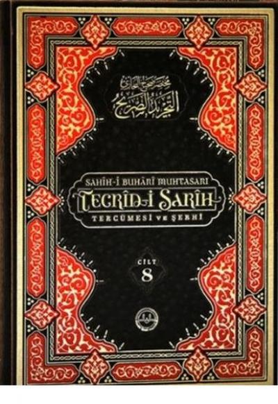 Sahih-i Buhari Muhtasarı Tecrid-i Sarih (8 Cilt Takım Orta Boy) (Ciltl