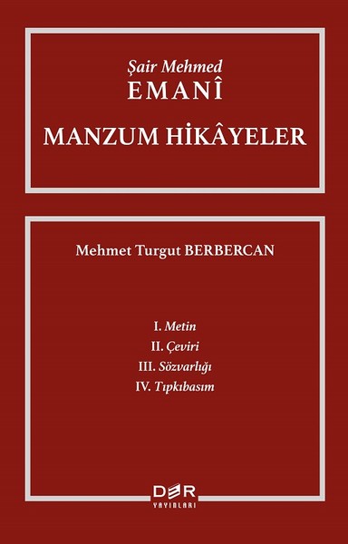 Şair Mehmed Emani - Manzum Hikayeler Mehmet Turgut Berbercan
