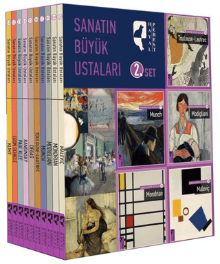 Sanatın Büyük Ustaları 2.Set (10 Kitap Takım)