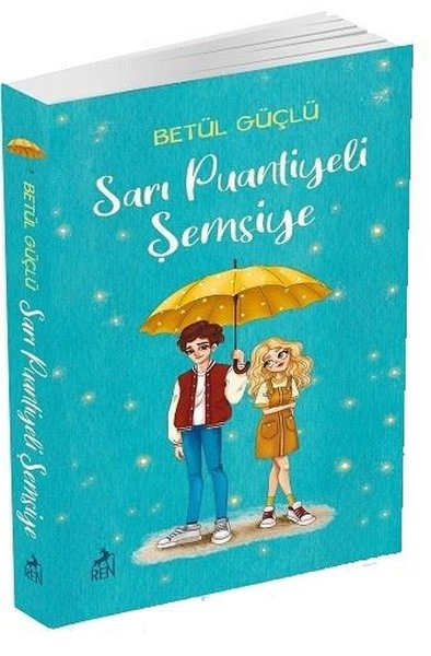 Sarı Puantiyeli Şemsiye