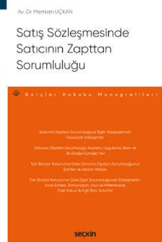 Satış Sözleşmesinde Satıcının Zapttan Sorumluluğu