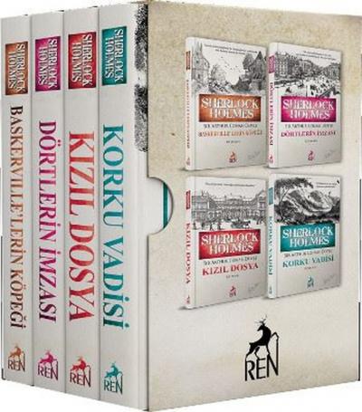 Sherlock Holmes Roman Seti (4 Kitap Takım) Sir Arthur Conan Doyle
