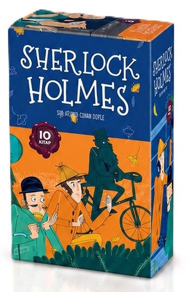Sherlock Holmes Seti - 10 Kitap Takım - Turuncu Kutulu