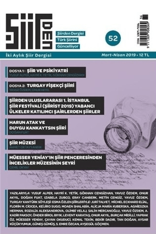 Şiirden İki Aylık Şiir Dergisi Sayı: 52 Mart - Nisan 2019