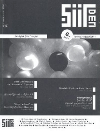 Şiirden İki Aylık Şiir Dergisi Sayı: 6