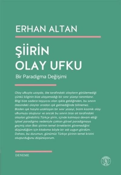 Şiirin Olay Ufku - Bir Paradigma Değişimi