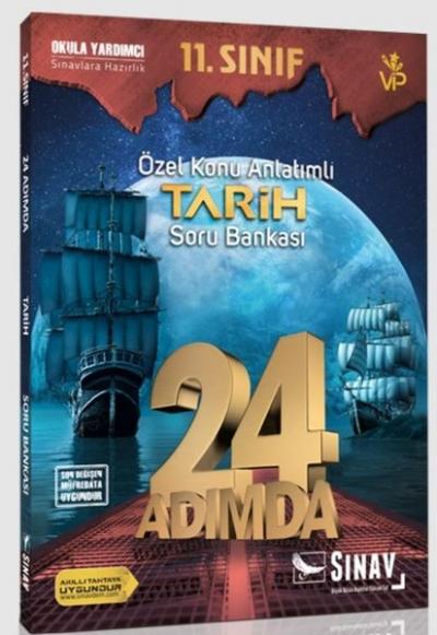 Sınav 11.Sınıf Tarih 24 Adımda Özel Konu Anlatımlı Soru Bankası