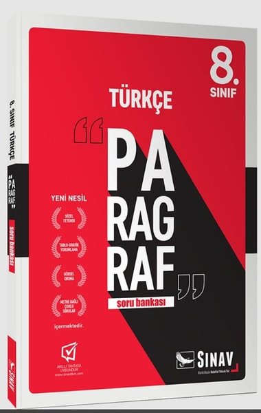 Sınav 8.Sınıf Paragraf Soru Bankası Kolektif