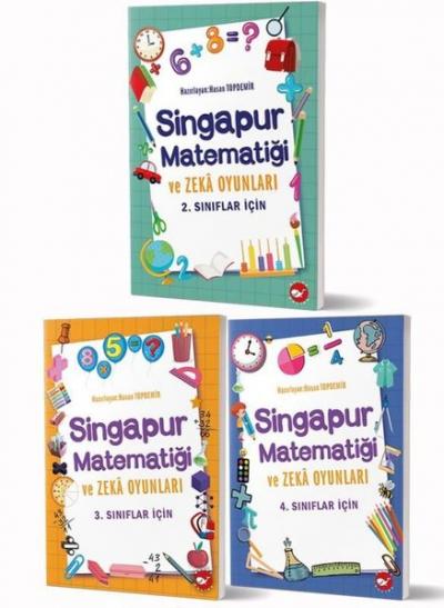 Singapur Matematiği ve Zeka Oyunları Seti (3 Kitap Takım) Hasan Topdem