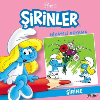 Şirine Hikayeli Boyama - Şirinler Kolektif