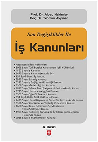Son Değişiklikler İle İş Kanunları %5 indirimli Alpay Hekimler