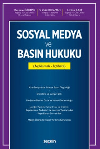 Sosyal Medya ve Basın Hukuku (Ciltli)