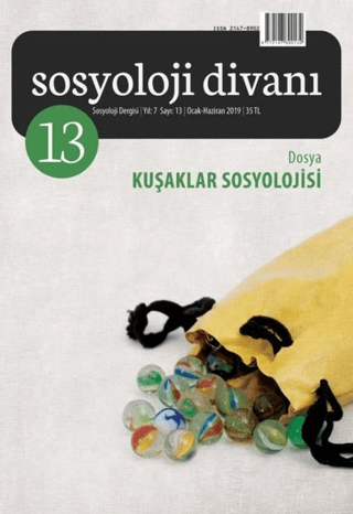 Sosyoloji Divanı Sayı: 13 Ocak - Haziran 2019