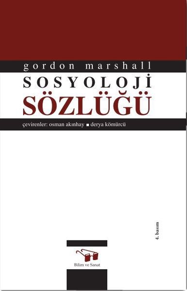 Sosyoloji Sözlüğü Gordon Marshall