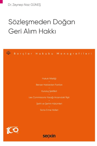 Sözleşmeden Doğan Geri Alım Hakkı