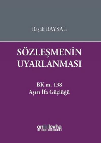 Sözleşmenin Uyarlanması (Ciltli)