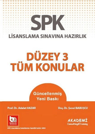 SPK Lisanslama Sınavına Hazırlık - Düzey 3 Tüm Konular