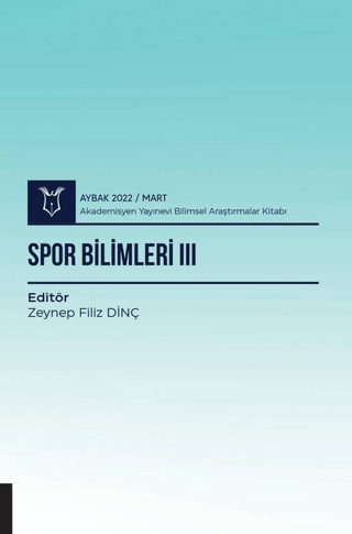 Spor Bilimleri III ( AYBAK 2022 Mart )