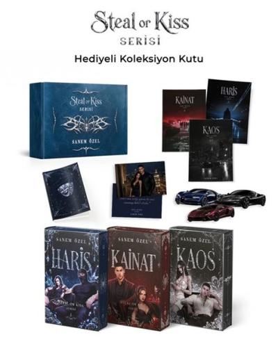 Steal or Kiss Serisi Kenar Boyamalı Seti - 3 Kitap Takım - Kutulu (Ciltli)