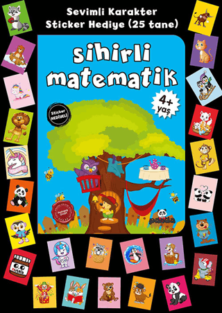 Stickerlı 4+ Yaş Sihirli Matematik
