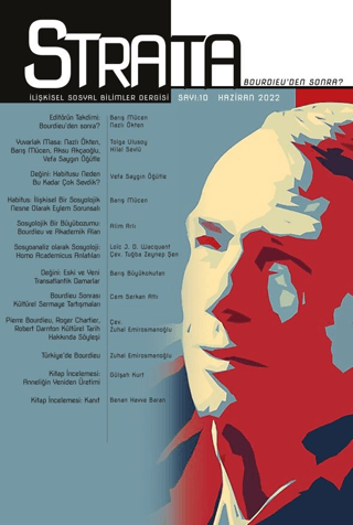 Strata İlişkisel Sosyal Bilimler Dergisi Sayı: 10 Haziran 2022
