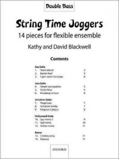 String Time Joggers Double bass part 14 pieces for flexible ensemble (String Time Ensembles)