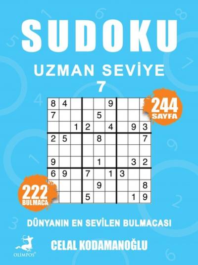 Sudoku Uzman Seviye 7 Celal Kodamanoğlu