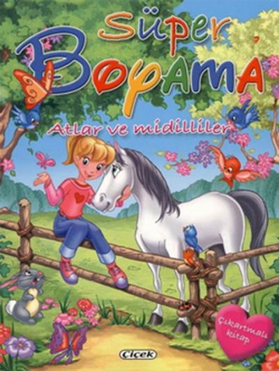 Süper Boyama - Atlar ve Midilliler %20 indirimli Kolektif