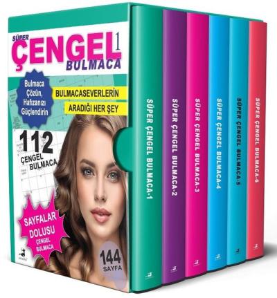 Süper Çengel Bulmaca Seti - 6 Kitap Takım Kolektif