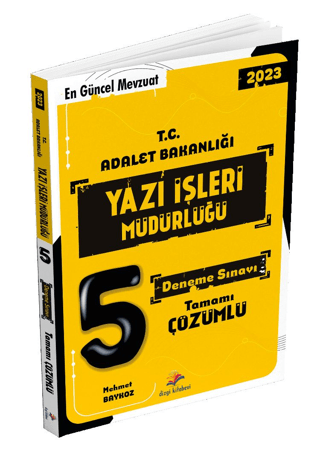 T.C Adalet Bakanlığı Yazı İşleri Müdürlüğü Sınavı Tamamı Çözümlü 5 Deneme Sınavı