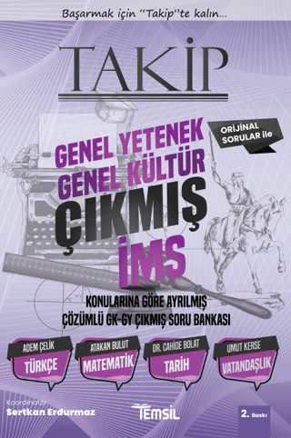 Takip İcra Müdürlüğü Sınavı Konularına Göre Sıralanmış Genel Kültür – Genel Yetenek Çözümlü Çıkmış Soru Bankası