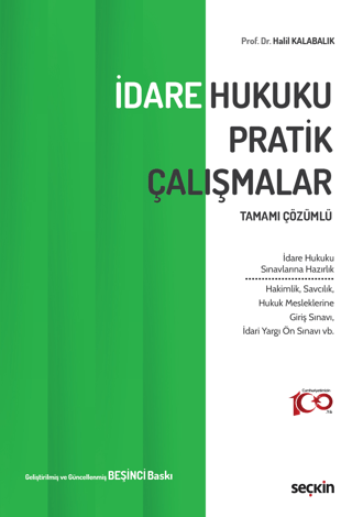 Tamamı Çözümlü - İdare Hukuku Pratik Çalışmalar