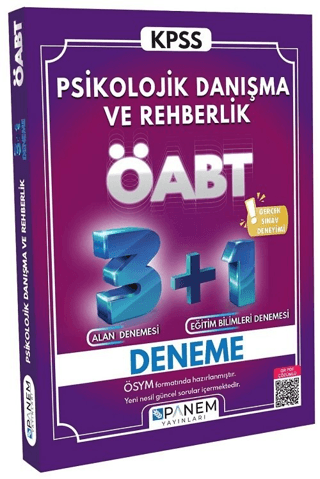 Tamamı Çözümlü ÖABT Psikolojik Danışma Ve Rehberlik 3+1 Deneme