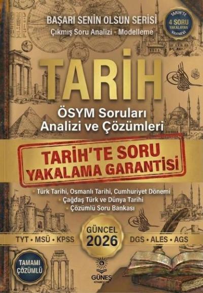 Tarih ÖSYM Soruları Analizi ve Çözümleri 2026 Güncel Kolektif