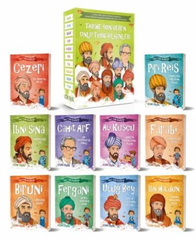 Tarihe Yön Veren Ünlü Türk Bilginleri Serisi Seti - 10 Kitap Takım - K