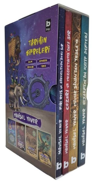 Tarihin Şifreleri Serisi Seti - 4 Kitap Takım - Kutulu Mavisel Yener