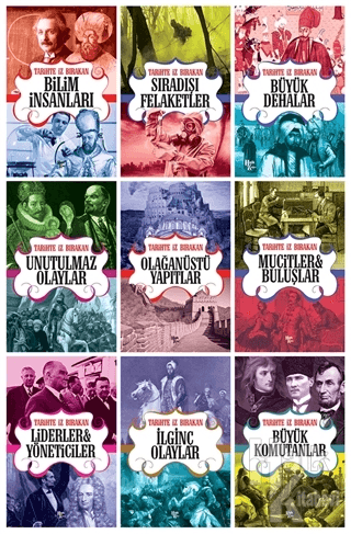 Tarihte İz Bırakanlar Seti (9 Kitap)