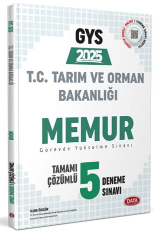 Tarım ve Orman Bakanlığı Memur GYS Tamamı Çözümlü 5 Deneme Sınavı