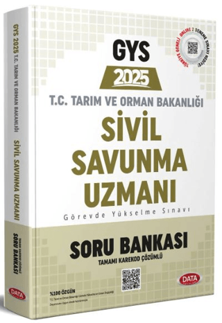 Tarım ve Orman Bakanlığı Sivil Savunma Uzmanı GYS Soru Bankası- Karekod Çözümlü