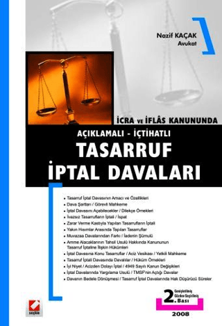 Tasarruf İptal Davaları