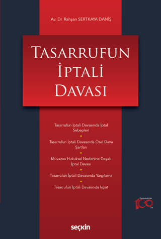 Tasarrufun İptali Davası (Ciltli)