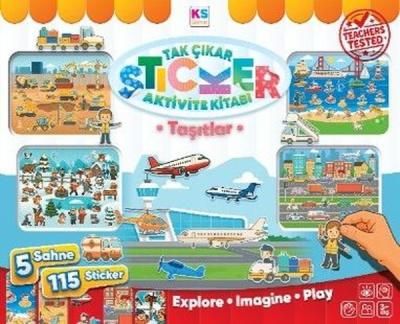 Taşıtlar Tak Çıkar Sticker Kitabı
